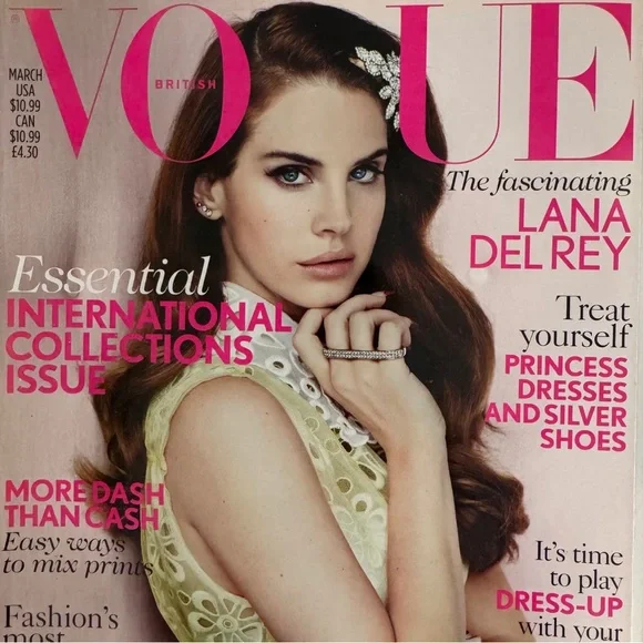 British Vogue March 2012 Featuring Lana Del Rey - Picture 3 of 8